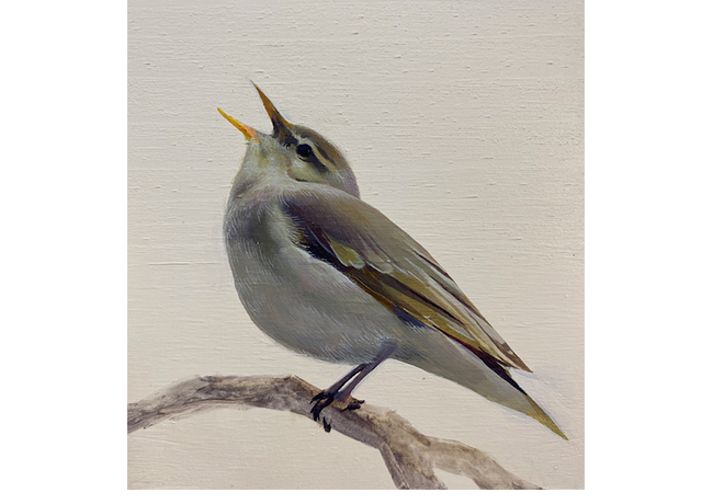 Verder�n. 12x12cm. Gouache sobre tabla.Enmarcado.